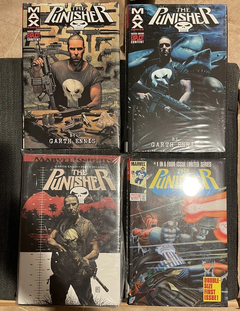 Punisher MAX Ennis Omnibus Vol 1 & 2 , Marvel Knights & Back to the War Lot of 4