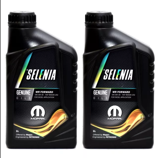 Petronas Selenia WR Forward 0W-30 Motoröl Fiat 9.55535-DS1 2 Liter