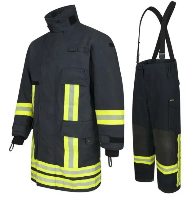 Original Feuerwehr Einsatzjacke  Überjacke HuPF Teil 1 oder Hose Einsatzhose