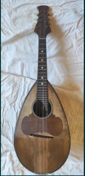Antique RAFFAELE CALACE Italian Mandolin 1912