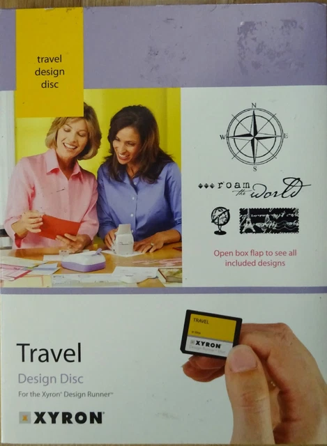 Xyron Design Runner Design Disc - Travel Design 24132 NIOP