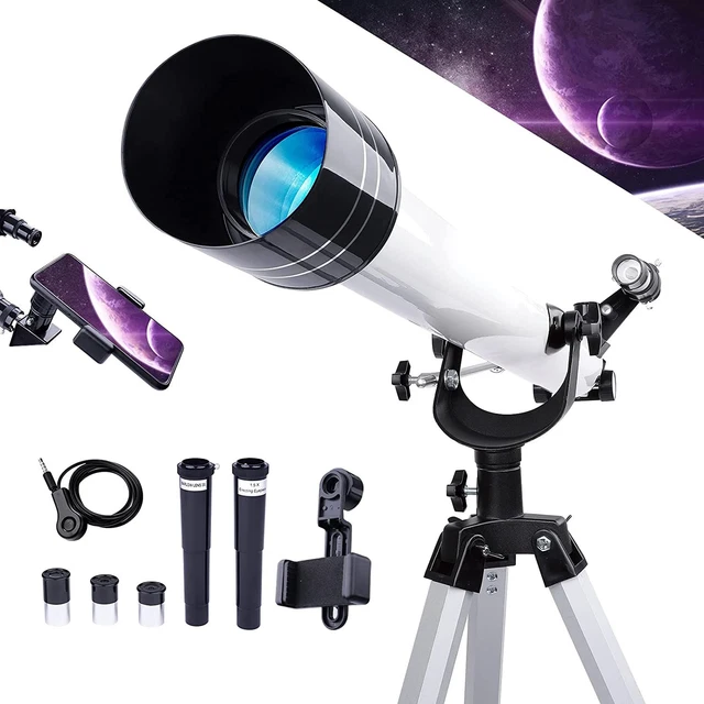 Telescopes for Adults Astronomy, 60mm Aperture 900mm Refractor 90060White1