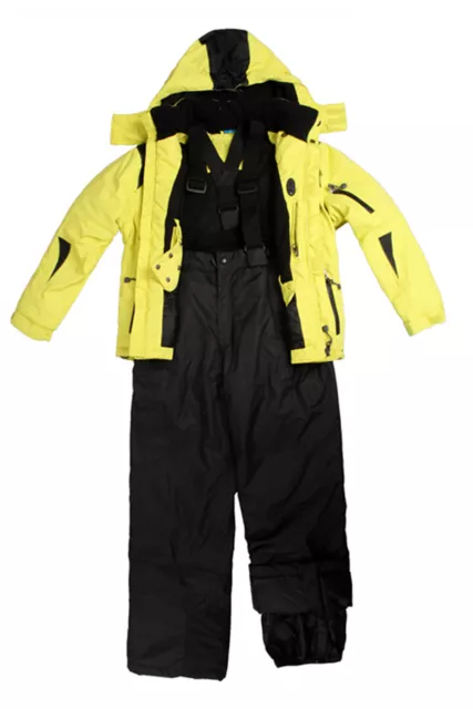 Big Kids Boys Ski/Snow Suit Jacket/Pants Blue/Red/Yellow SZ7-14 Waterproof 3