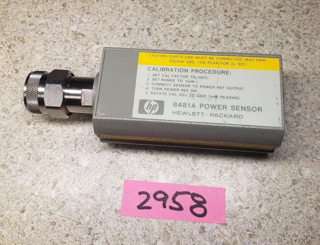 HP Hewlett Packard 8481A Power Sensor - Tested!