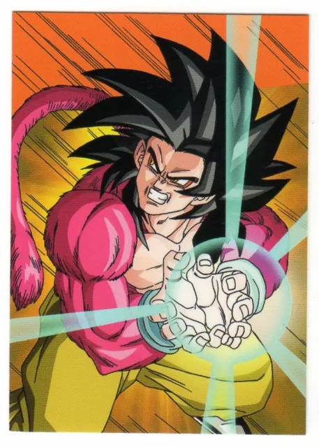 G09 Crystal Chard Card Goku - Vegeta - Gogeta Super Saiyan 4 Dragon Ball GT  - Dragon Ball Universal Collection Trading Cards Pan