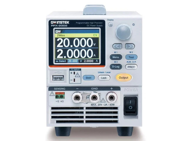 Instek PPX-2002 - Programmable, High Precision DC Power Supply (20V / 2A / 40W)