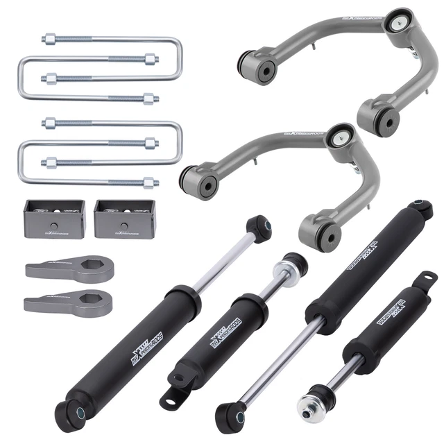 1"-3" Lift Kit + Control Arms for Chevy Silverado 4WD 1999-2006 Adjustable
