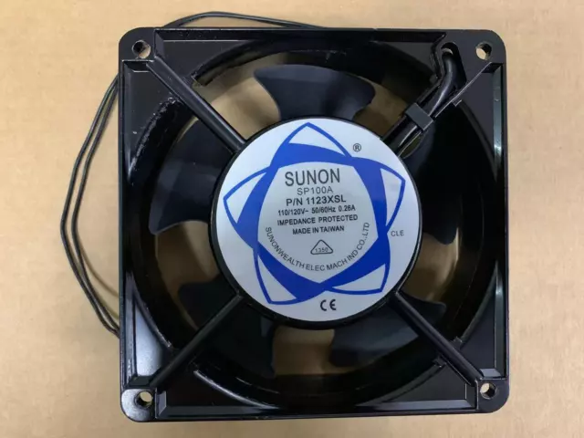 NEW SUNON 12038 SP100A P/N 1123XSL 115V 0.26A 12CM aluminum frame cooling fan