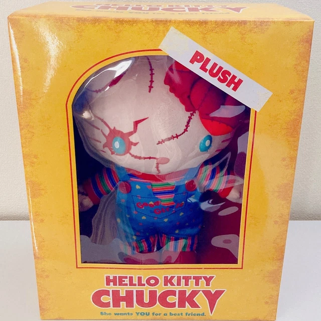 HELLO KITTY CHUCKY Japan Limited USJ Halloween Plush Doll Sanrio Rare