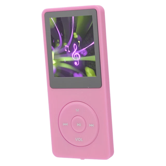 (Rose)JS Lecteur MP3 MP4 Lecteur De Musique De Sport à écran 1 8 Pouces