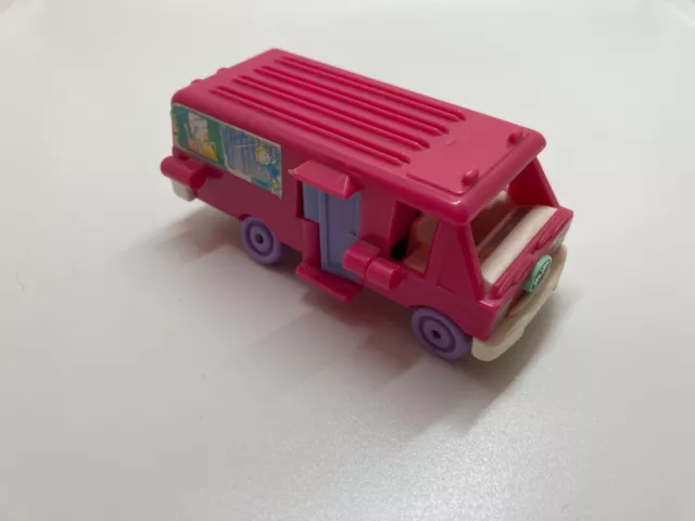 POLLY POCKET Camping Car  Van + 1 Personnage 1994 MATTEL BLUEBIRD TOYS JOUET