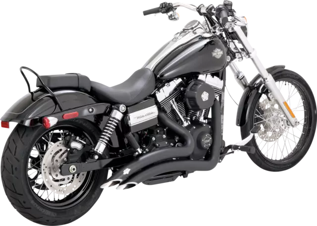 Vance & Hines Big Radius Motorcycle Exhaust System Black 43371
