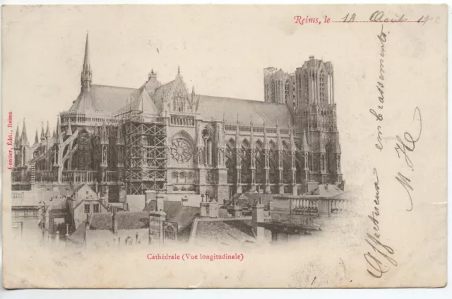 REIMS - Marne - CPA 51 - la Cathedrale -