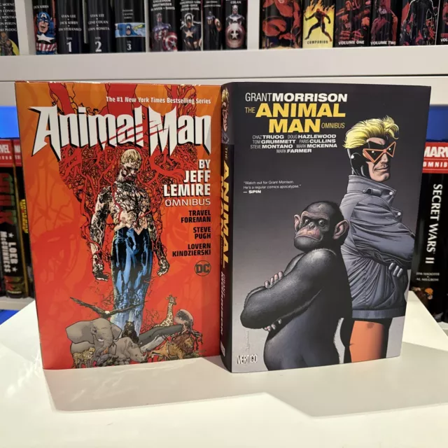 Animal Man Omnibus Grant Morrison Vertigo + Animal Man Jeff Lemire Omnibus Dc