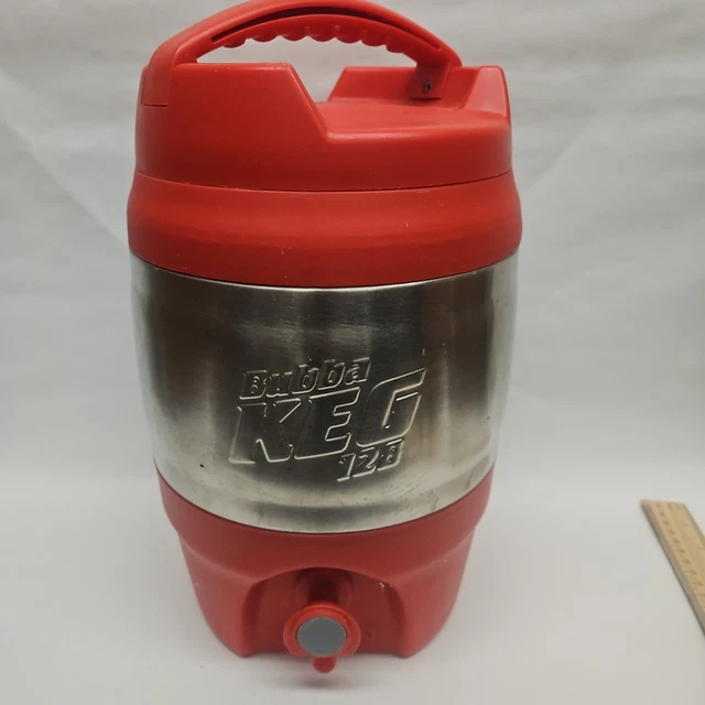 Bubba Keg 128oz 3.8L Stainless Steel Red Large Thermos with Spout Insulated