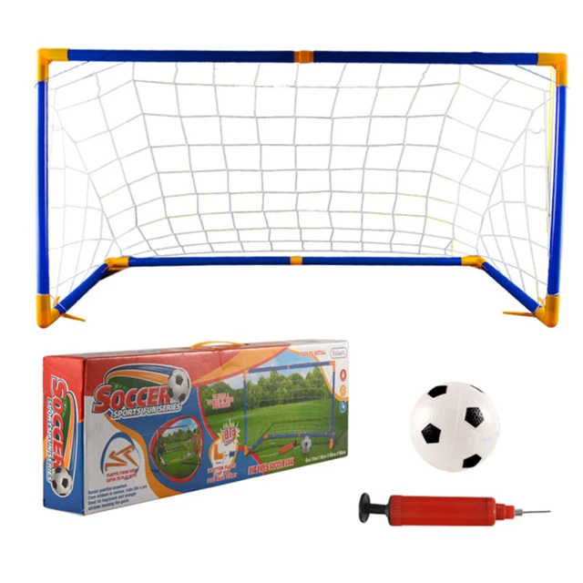 1 Satz tragbare Montage Soccer Gate Indoor Outdoor DIY Fußballnetz Fußballtor Tü
