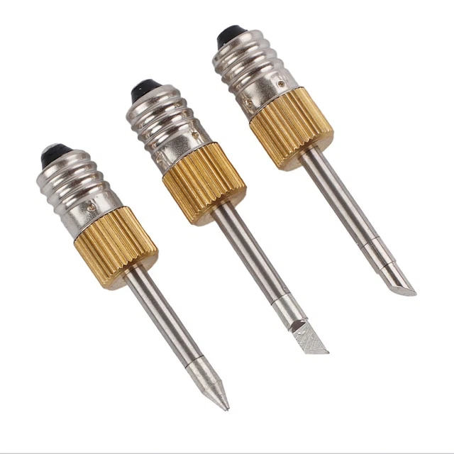 Pointes De Fer à Souder E10 USB - Kit 2 Embouts + Éponge, Acier Anti-Corrosion Pour Soudure Précise