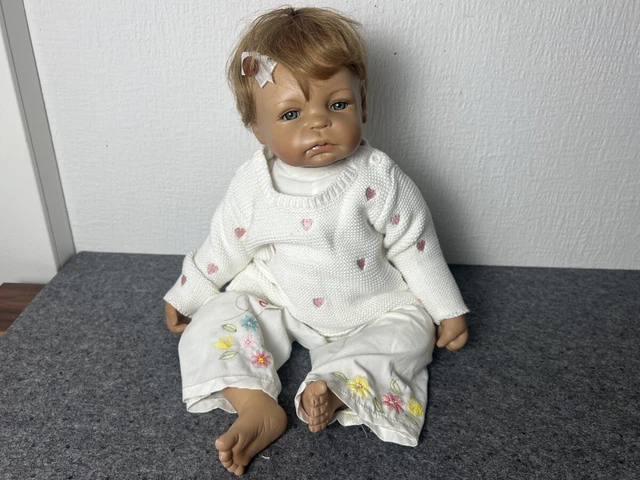 Poupée D'artiste Inge Tenbusch - Porcelaine 55 Cm - Excellent état