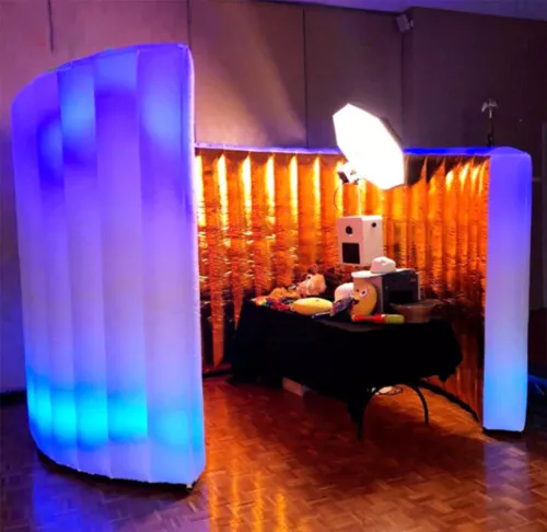 13ft Portable LED Photo Booth Backdrop Inflatable 360 Photo Booth Enclosure