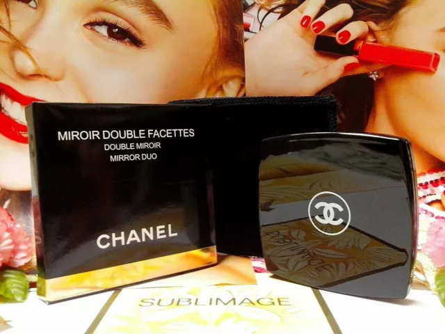 CHANEL BEAUTY COMPACT Miroir Double Facettes Mirror Duo Side With BOX  $35.75 - PicClick AU