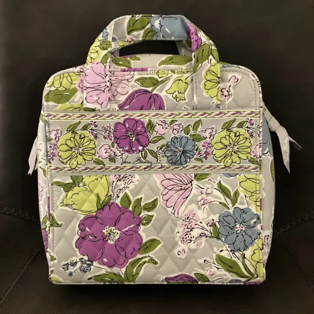 Vera Bradley Travel Organizer Watercolor Pattern 2011 Tech Case Cosmetic Bag
