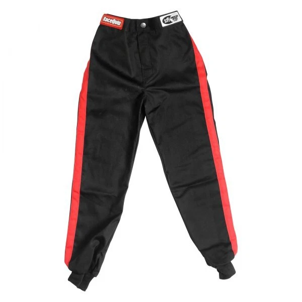 Racequip Pro 1 Series Black XXL Single Layer Gentle Fabric Racing Pants 1970097
