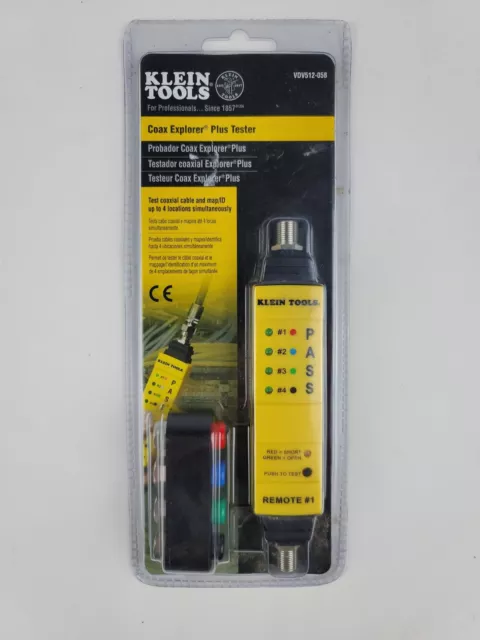 Klein Tools VDV512-058 Coax Explorer® Plus Tester - New in Package