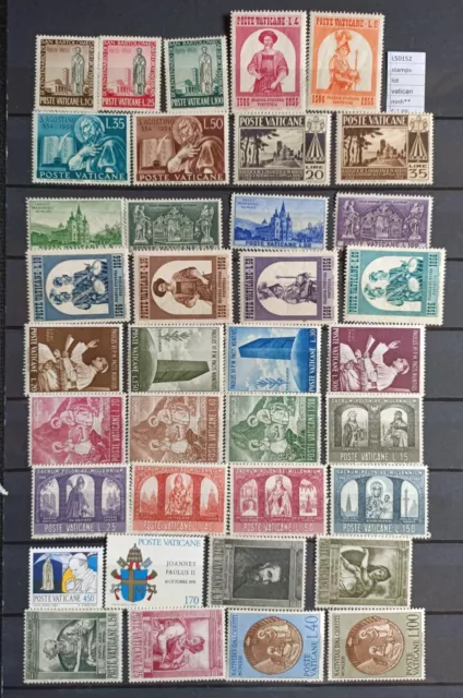 Stamps Lot Vatican City  Mnh**  (L50152)