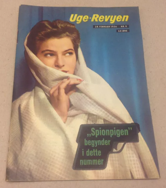 Spy Girl Front Cover Esther Williams On Back Cover Vintage Danish Magazine 1956 19 99 Picclick