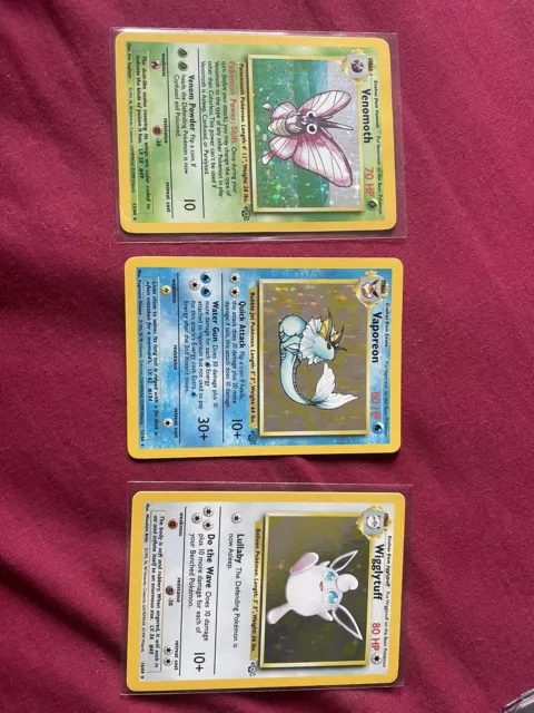 3 Pokémon Jungle Set Holos