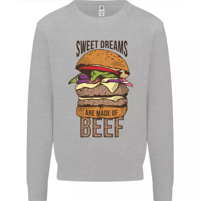 Sweet Dreams are Made of Beef BBQ Chef Mens Sweatshirt Jumper