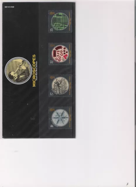 1989 Royal Mail Presentation Pack Microscopes Royal Microscopical Society
