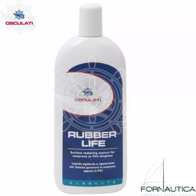 Rubber Life Liquido Sigillante E Rigenerante Per Gommoni Tessuto Neoprene E Pvc