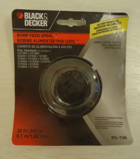 Black & Decker RS136 Bump Feed Spool