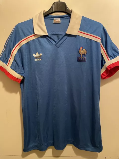 Maglia Shirt Camiseta Calcio Francia France 1986 Anni 80 Vintage Rare