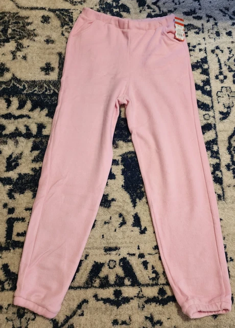Cat & Jack PINK Fleece Pull On Pajama Pants / Joggers Girls JUNIORS XXL 18 NWT