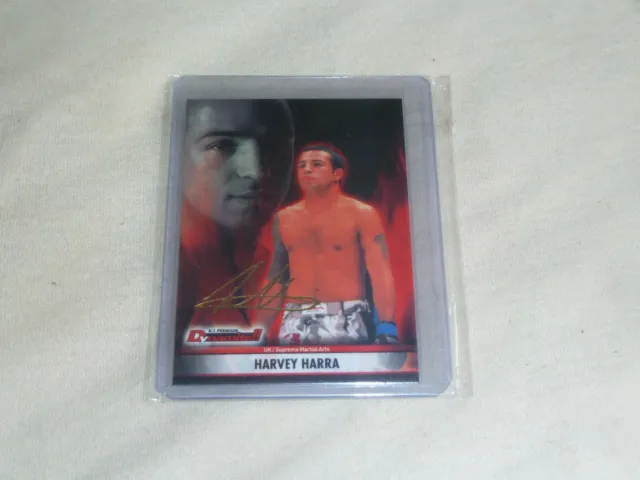 Harvey Harra Gold Embossed Autograph Trading Card /10 Dynamite MMA PRIDE UFC DSE
