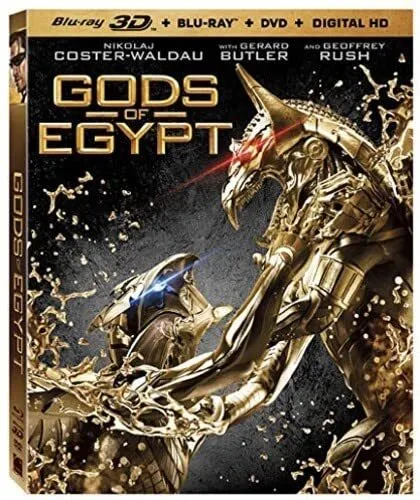 Gods Of Egypt (Blu-ray) Geoffrey Rush Gerard Butler Nikolaj Coster-Waldau