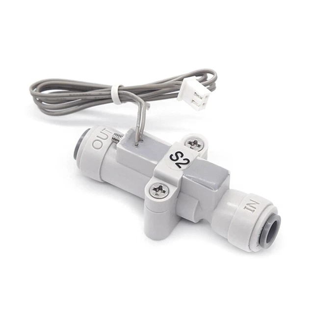 Water Flow Sensor Switch G1/4 Thread Plastic Flow Sensor for Water Dispenser