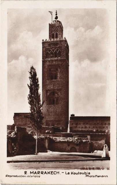 CPA AK MAROC MARRAKECH La Koutoubia Flandrin (37983)