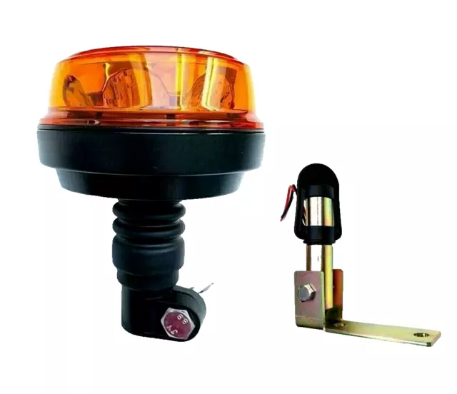 Orange LED Rundumleuchte Warnleuchte Ø165 12V 24V E9 für PKW LKW