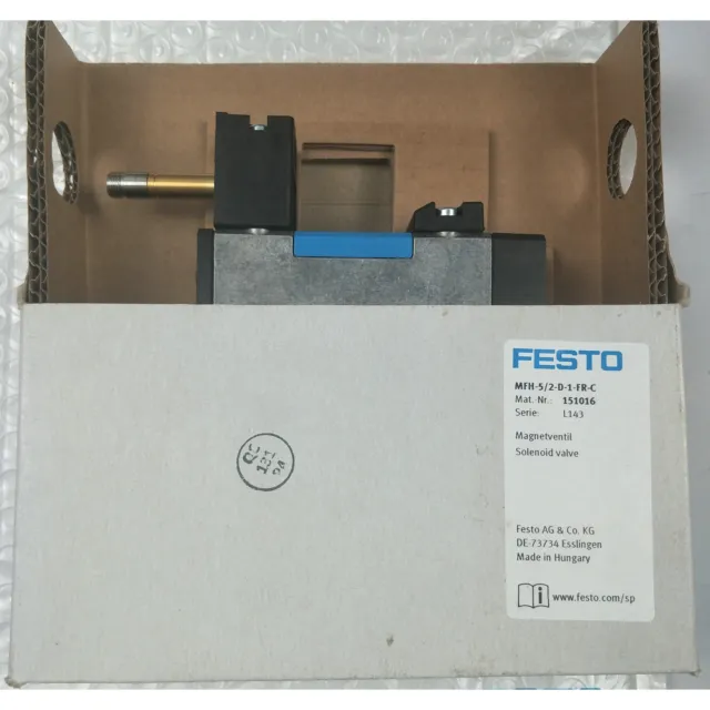 one brand new festo Solenoid Valve MFH-5/2-D-1-FR-C 151016 ship DHL