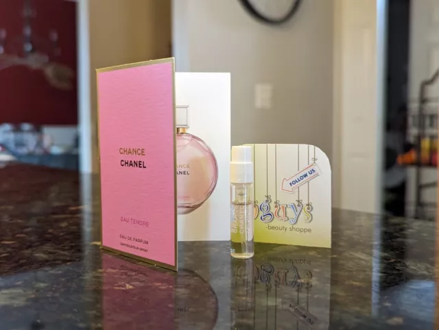 CHANEL CHANCE EAU Tendre Eau de Parfum Perfume Sample 2ml New Carded $12.00  - PicClick