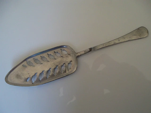 Ancienne Cuillère à Absinthe De Bistrot – Style 1900, Métal, Modèle Générique