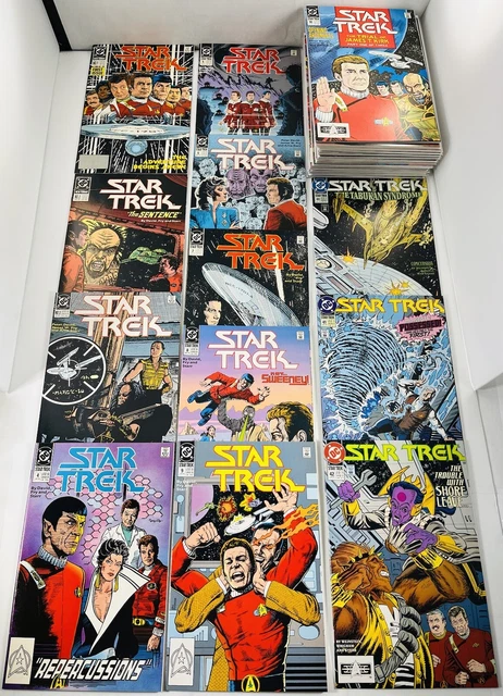 Lot Of 55 Star Trek (Dc 1989-1995) #1-66 Run + Mini / 1 Shots  James Kirk Vf/Nm