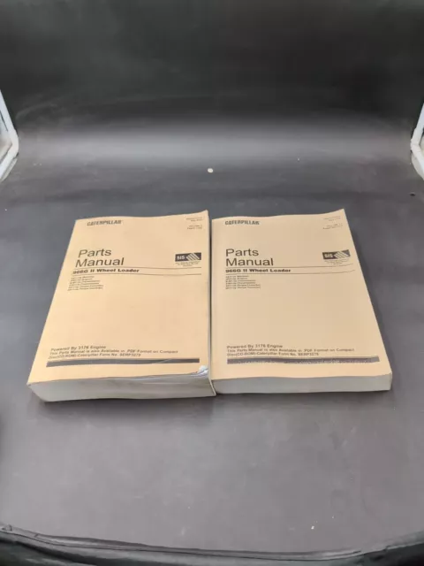 OEM Caterpillar Parts Manual Catalog Books 966G Wheel Loader Vol 2 Set AXJ1-UP