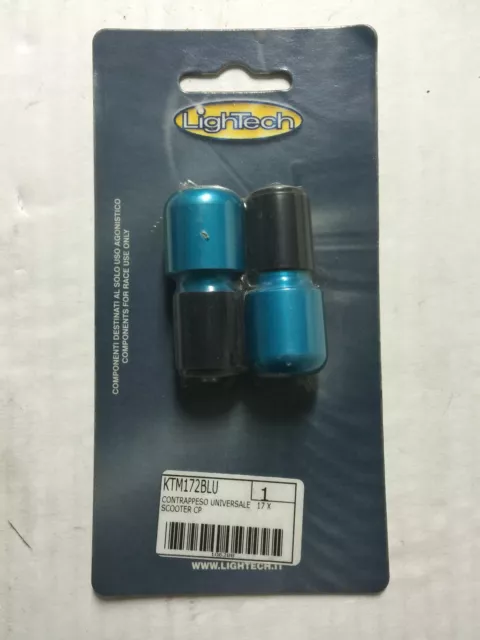 Contrappesi Manubrio Lightech universali colore azzurro/blu