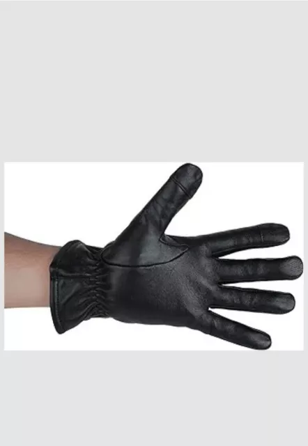 Guantes de piel auténtica para hombre y mujer, para conducir en coche,... 3