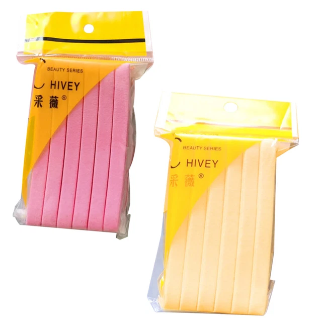 2 bolsas prácticas esponja facial maquillaje bocanadas en polvo sueltas