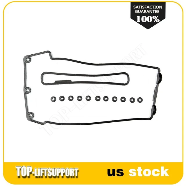 Fit For 99-03 BMW E38 E39 E53 540i 740i X5 Valve Cover Gasket Set&Bolt Grommets